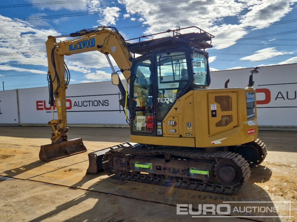 2021 CAT 308CR - Mini-ekskavators: foto 3 2021 CAT 308CR - Mini-ekskavators: foto 3