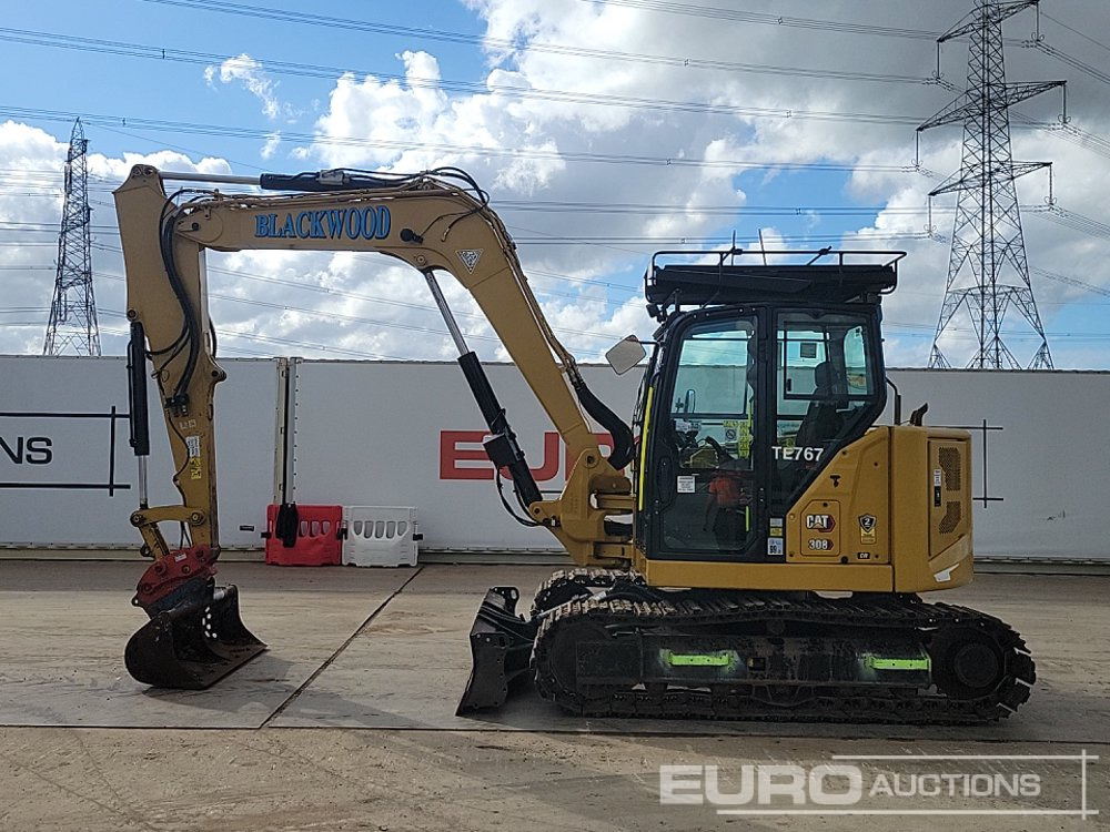 2021 CAT 308CR - Mini-ekskavators: foto 2 2021 CAT 308CR - Mini-ekskavators: foto 2