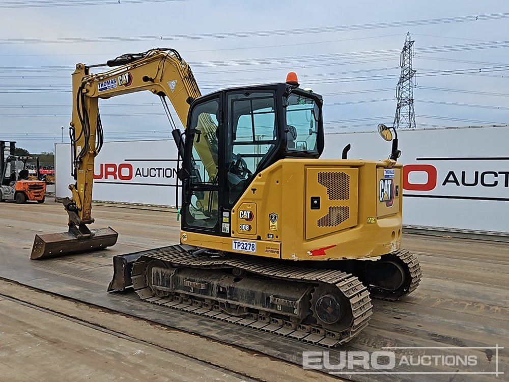 2021 CAT 308CR - Mini-ekskavators: foto 3 2021 CAT 308CR - Mini-ekskavators: foto 3