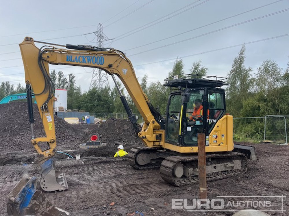 2021 CAT 308CR - Mini-ekskavators: foto 1 2021 CAT 308CR - Mini-ekskavators: foto 1