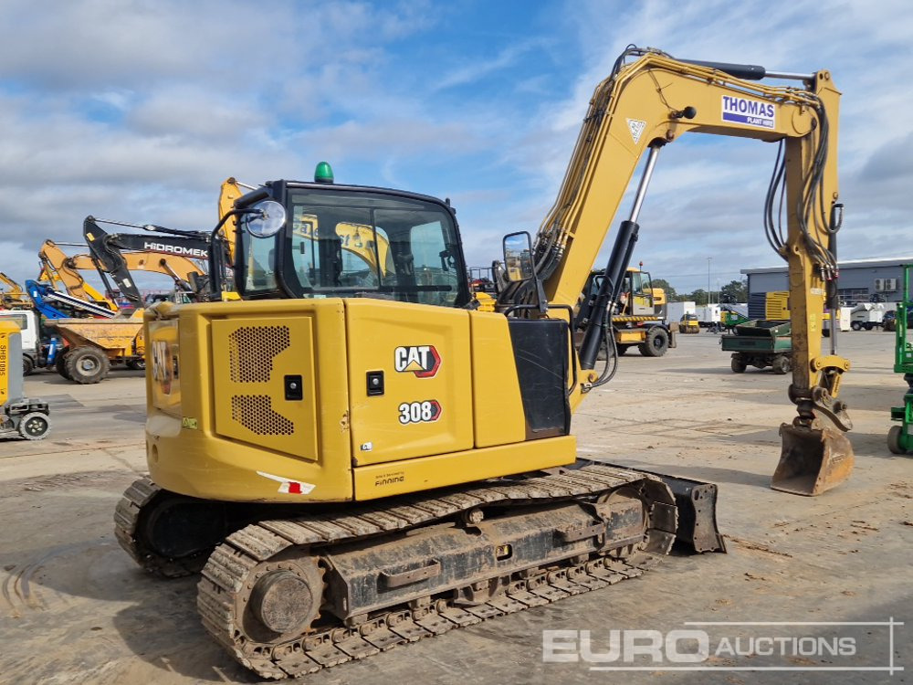 2021 CAT 308CR - Mini-ekskavators: foto 5 2021 CAT 308CR - Mini-ekskavators: foto 5