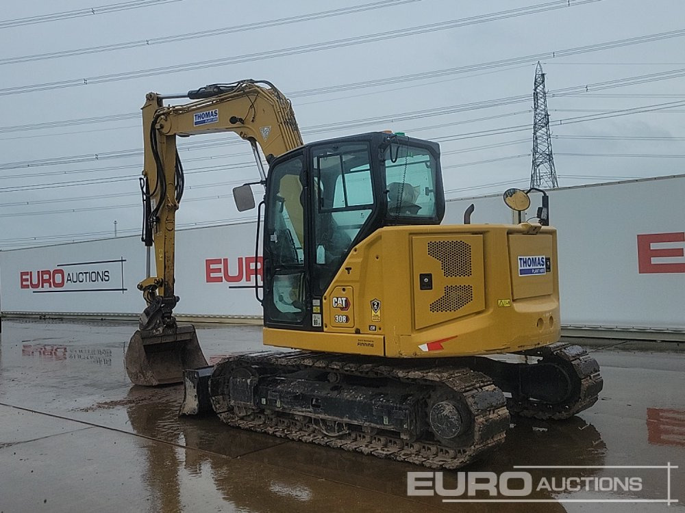 2021 CAT 308CR - Mini-ekskavators: foto 3 2021 CAT 308CR - Mini-ekskavators: foto 3