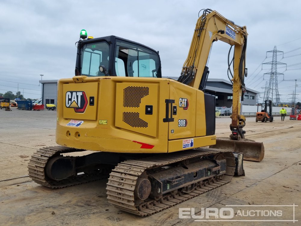 2021 CAT 308CR - Mini-ekskavators: foto 5 2021 CAT 308CR - Mini-ekskavators: foto 5