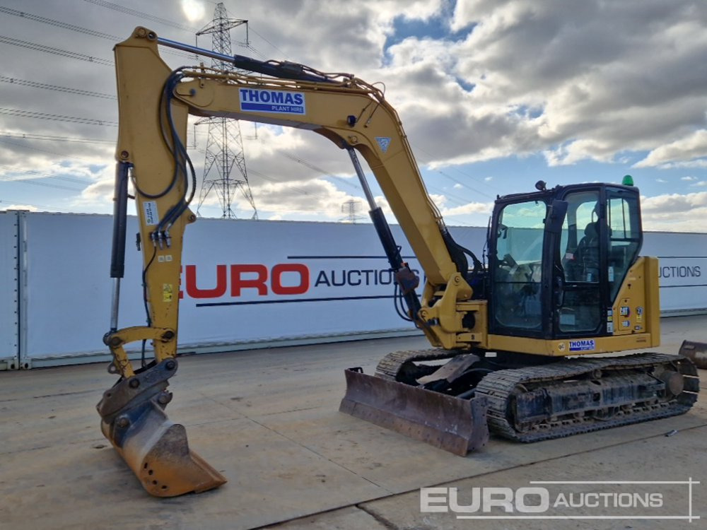 2021 CAT 308CR - Mini-ekskavators: foto 1 2021 CAT 308CR - Mini-ekskavators: foto 1