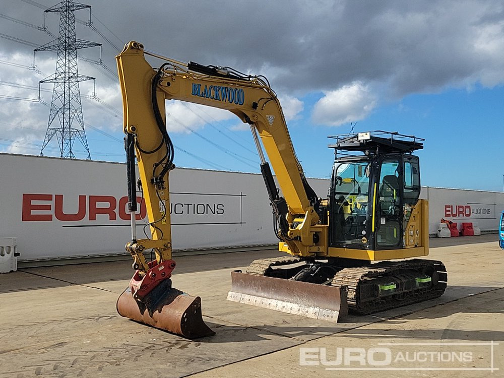 2021 CAT 308CR - Mini-ekskavators: foto 1 2021 CAT 308CR - Mini-ekskavators: foto 1