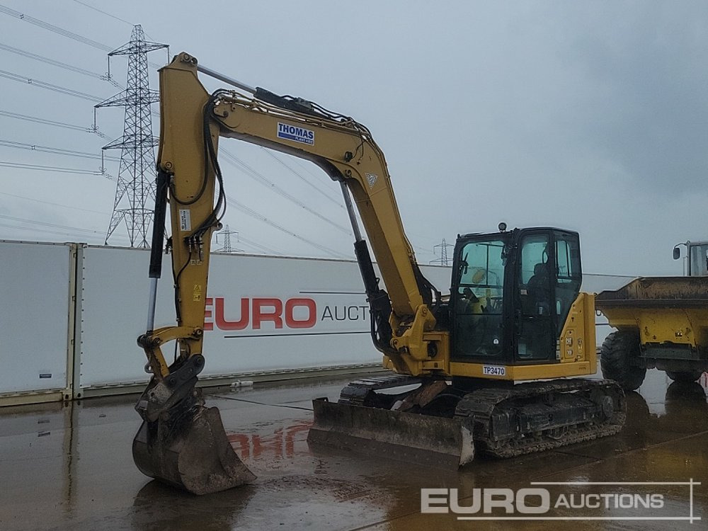 2021 CAT 308CR - Mini-ekskavators: foto 1 2021 CAT 308CR - Mini-ekskavators: foto 1
