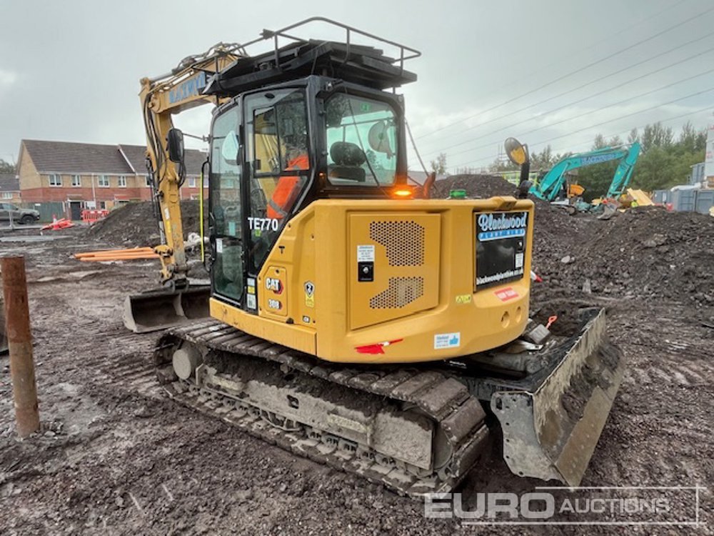 2021 CAT 308CR - Mini-ekskavators: foto 3 2021 CAT 308CR - Mini-ekskavators: foto 3
