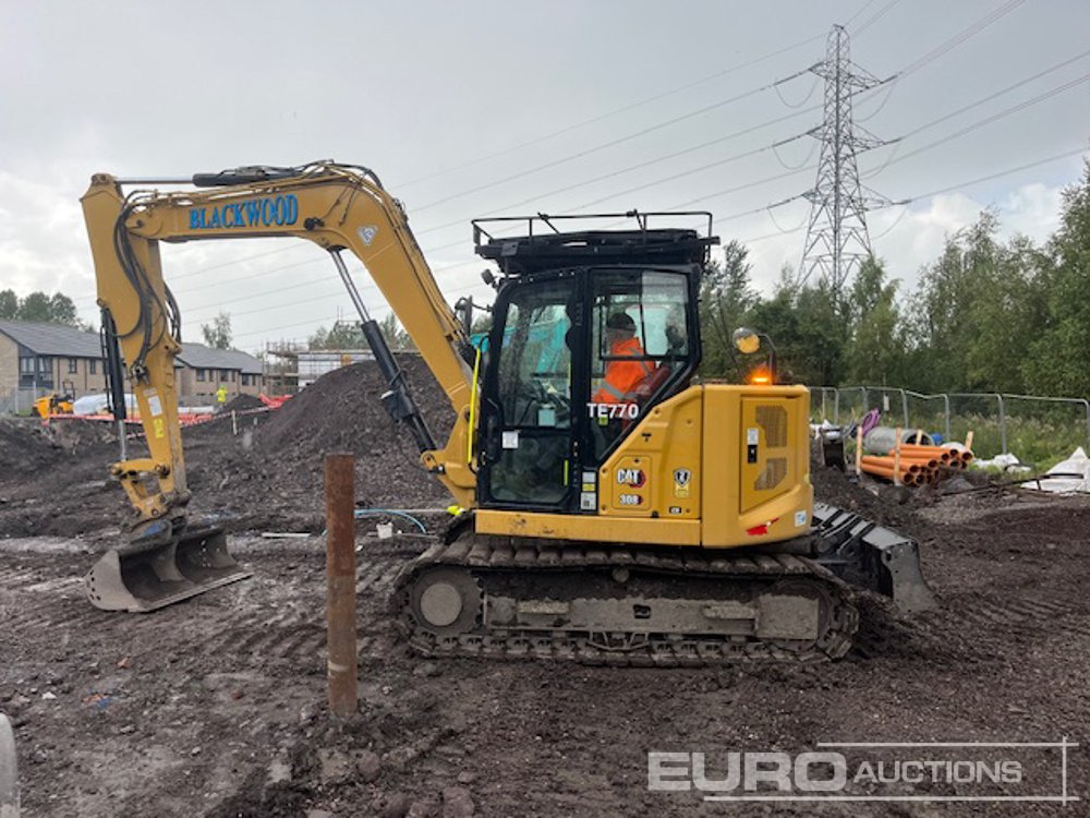 2021 CAT 308CR - Mini-ekskavators: foto 2 2021 CAT 308CR - Mini-ekskavators: foto 2