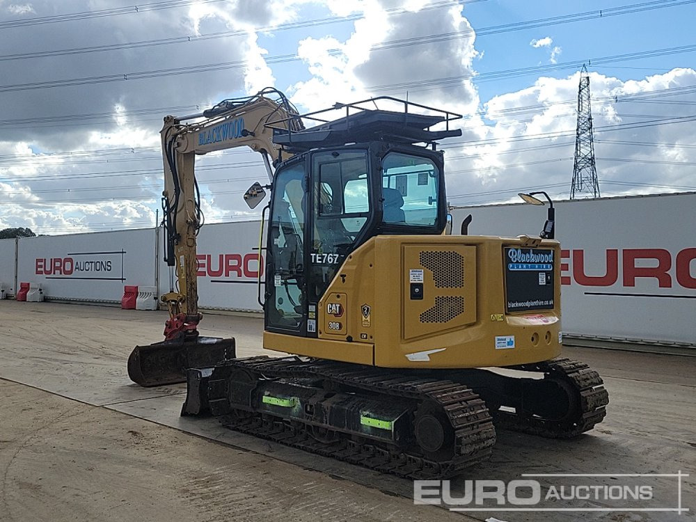 2021 CAT 308CR - Mini-ekskavators: foto 3 2021 CAT 308CR - Mini-ekskavators: foto 3