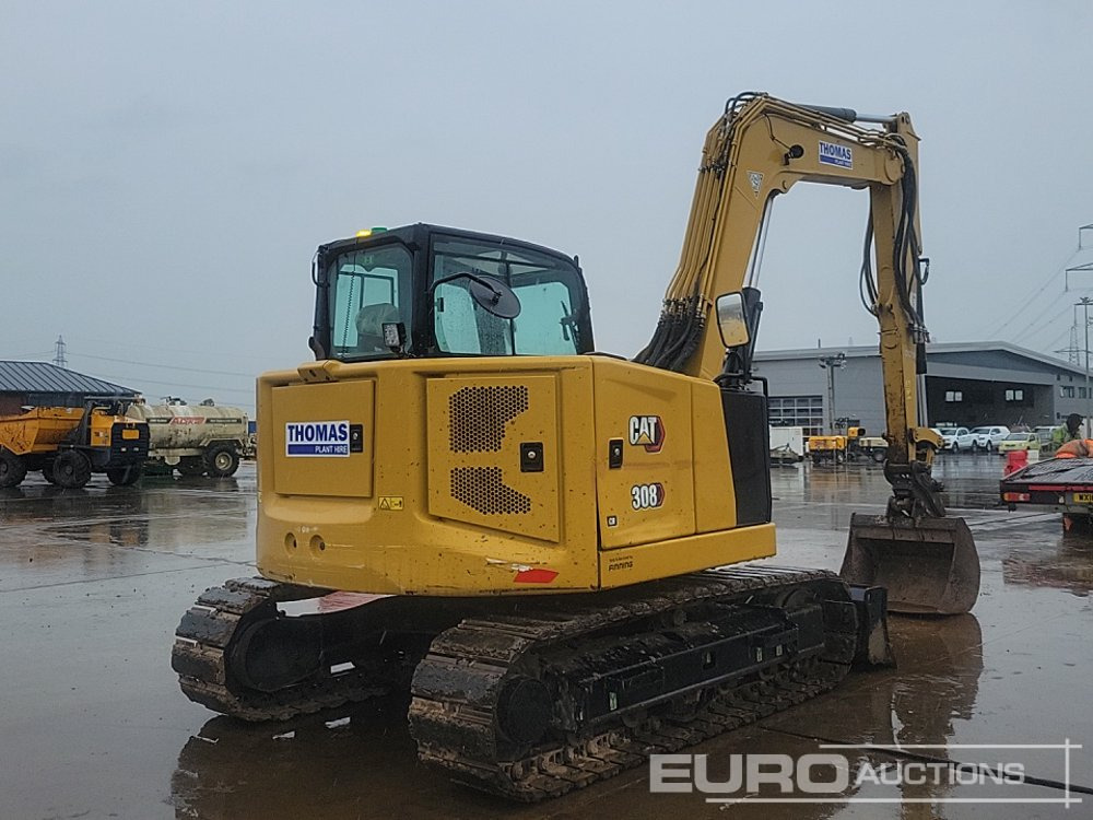 2021 CAT 308CR - Mini-ekskavators: foto 5 2021 CAT 308CR - Mini-ekskavators: foto 5