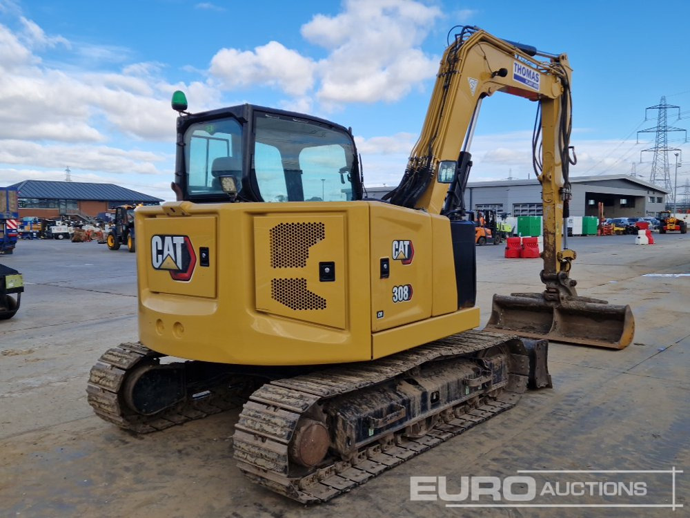 2021 CAT 308CR - Mini-ekskavators: foto 5 2021 CAT 308CR - Mini-ekskavators: foto 5