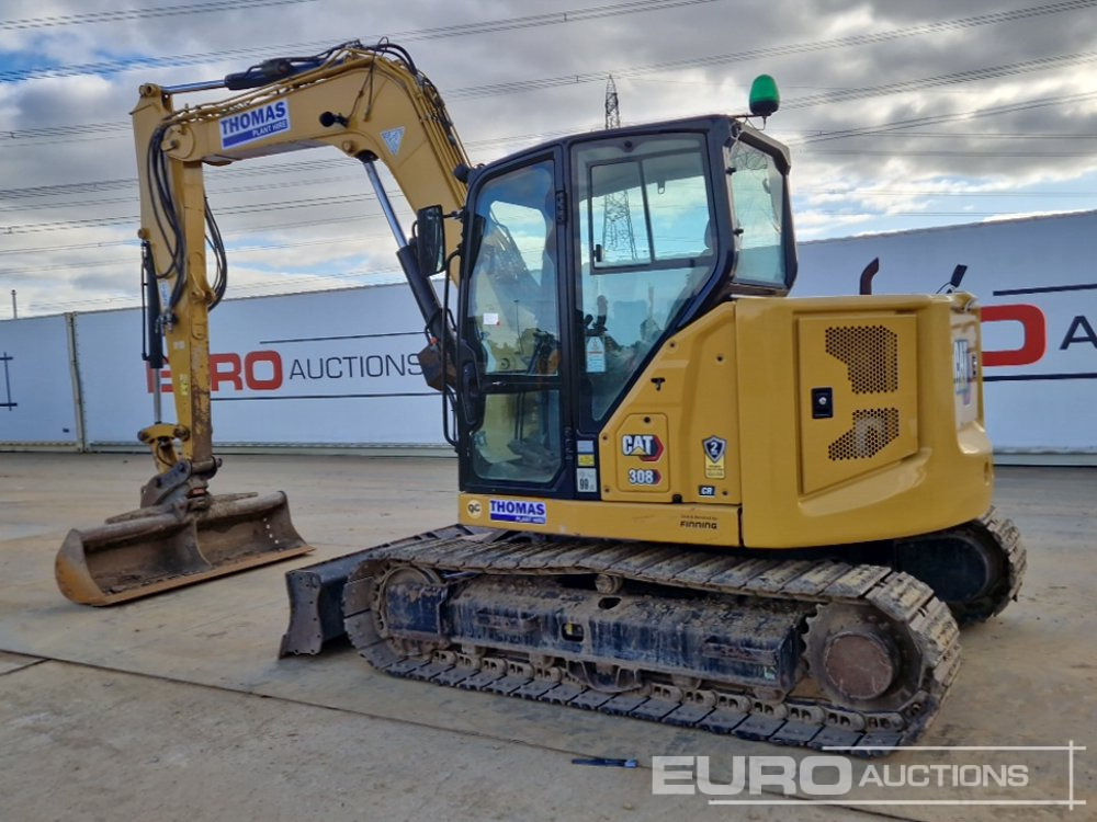 2021 CAT 308CR - Mini-ekskavators: foto 3 2021 CAT 308CR - Mini-ekskavators: foto 3