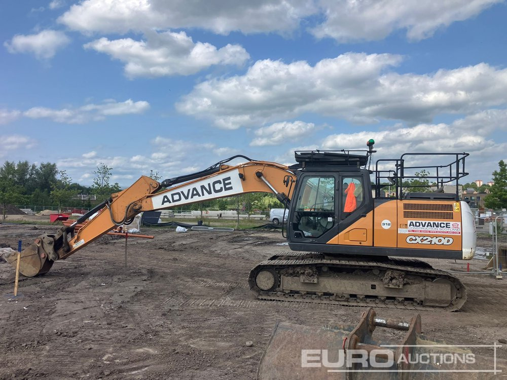 2021 Case CX210D - Kāpurķēžu ekskavators: foto 1 2021 Case CX210D - Kāpurķēžu ekskavators: foto 1