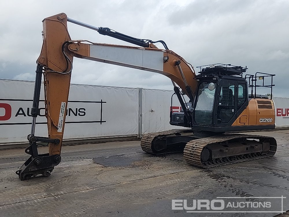 2021 Case CX210D - Kāpurķēžu ekskavators: foto 1 2021 Case CX210D - Kāpurķēžu ekskavators: foto 1