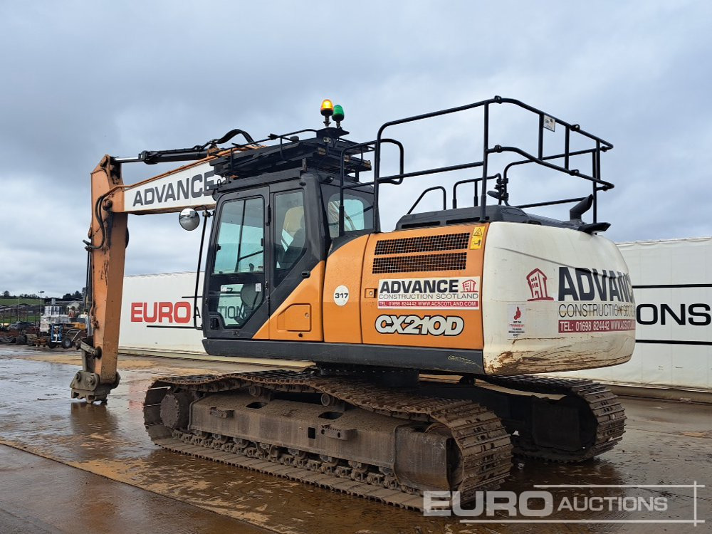 2021 Case CX210D - Kāpurķēžu ekskavators: foto 3 2021 Case CX210D - Kāpurķēžu ekskavators: foto 3
