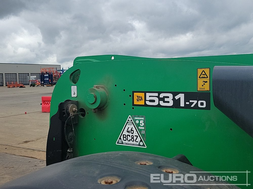 Teleskopiskais iekrāvējs 2021 JCB 531-70: foto 24