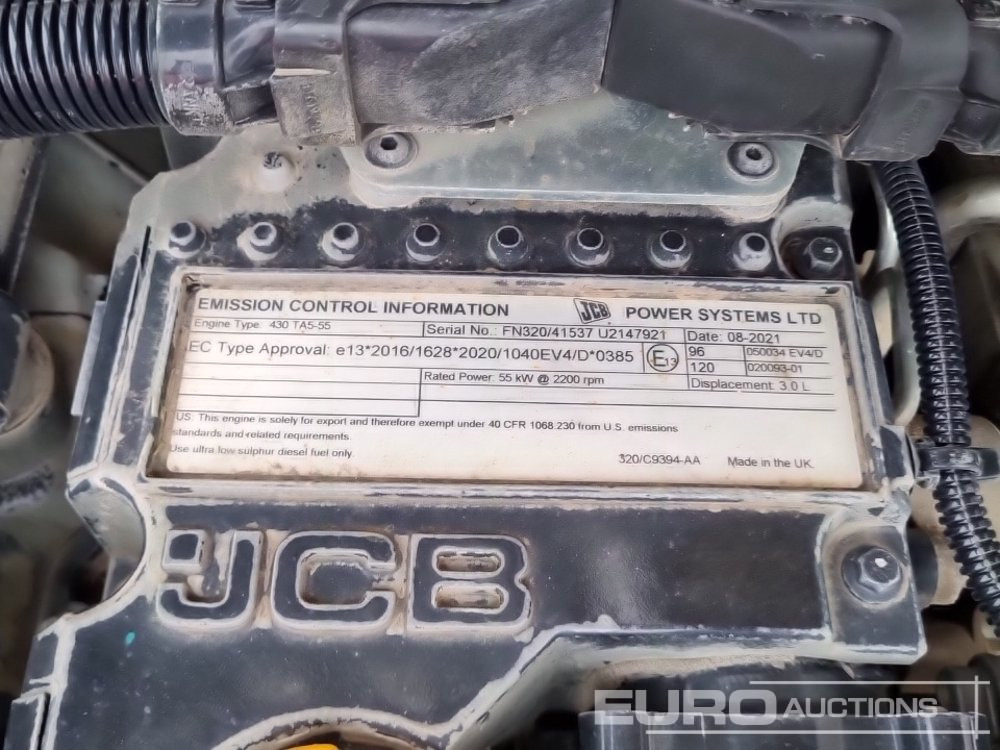 Teleskopiskais iekrāvējs 2021 JCB 540-140 Hi Viz: foto 33 Teleskopiskais iekrāvējs 2021 JCB 540-140 Hi Viz: foto 33