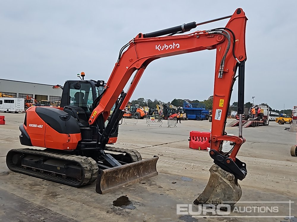 Mini-ekskavators 2021 Kubota KX080-4A2: foto 7 Mini-ekskavators 2021 Kubota KX080-4A2: foto 7
