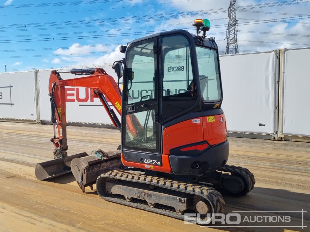 2021 Kubota U27-4 - Mini-ekskavators: foto 3 2021 Kubota U27-4 - Mini-ekskavators: foto 3