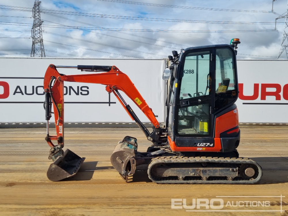2021 Kubota U27-4 - Mini-ekskavators: foto 2 2021 Kubota U27-4 - Mini-ekskavators: foto 2