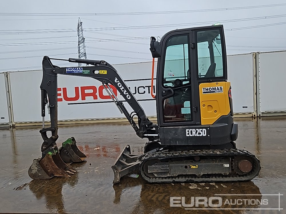 2021 Volvo ECR25D - Mini-ekskavators: foto 3 2021 Volvo ECR25D - Mini-ekskavators: foto 3