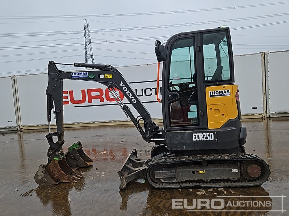 2021 Volvo ECR25D - Mini-ekskavators: foto 2 2021 Volvo ECR25D - Mini-ekskavators: foto 2