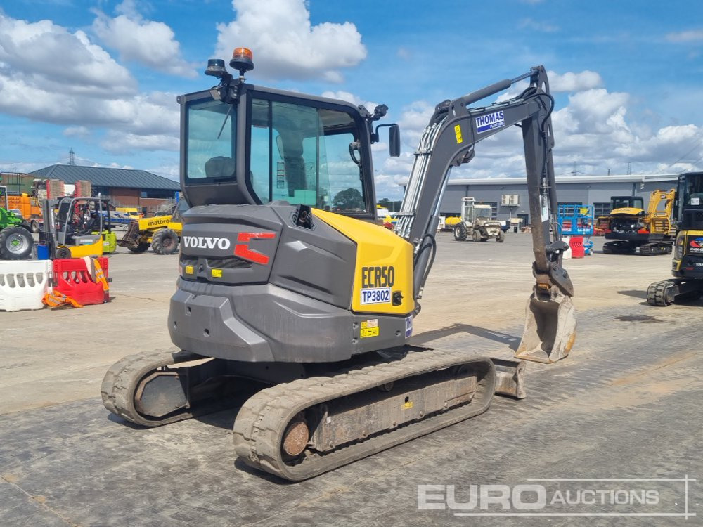 2021 Volvo ECR50F - Mini-ekskavators: foto 5 2021 Volvo ECR50F - Mini-ekskavators: foto 5