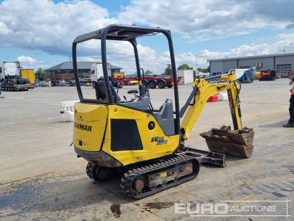 2021 Yanmar SV15VT - Mini-ekskavators: foto 5 2021 Yanmar SV15VT - Mini-ekskavators: foto 5