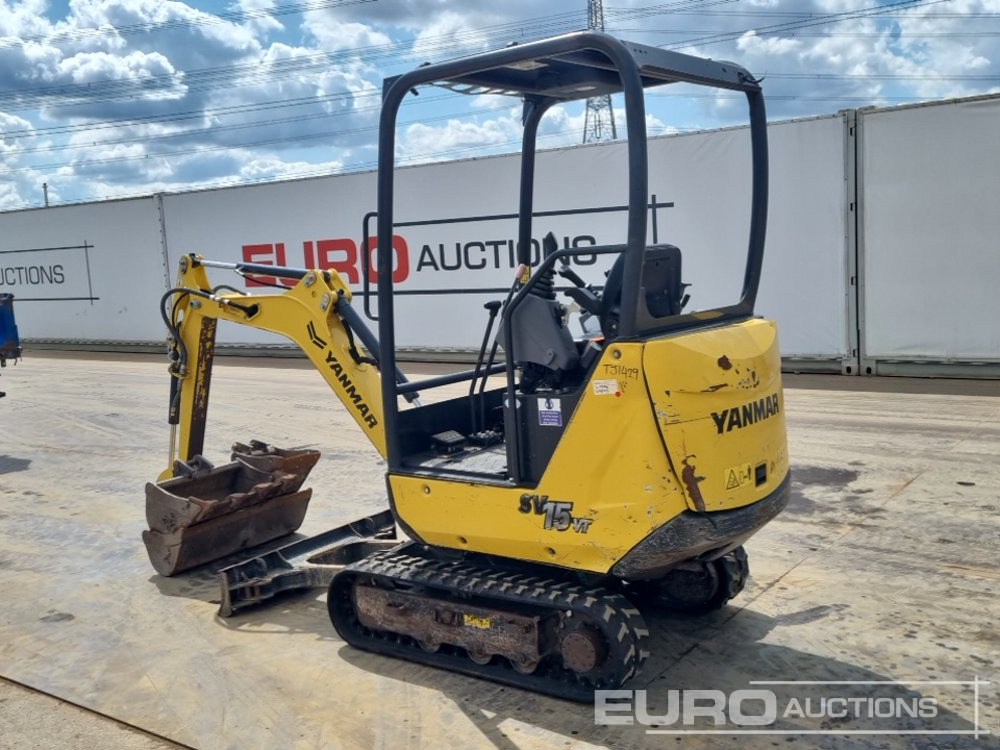 2021 Yanmar SV15VT - Mini-ekskavators: foto 3 2021 Yanmar SV15VT - Mini-ekskavators: foto 3
