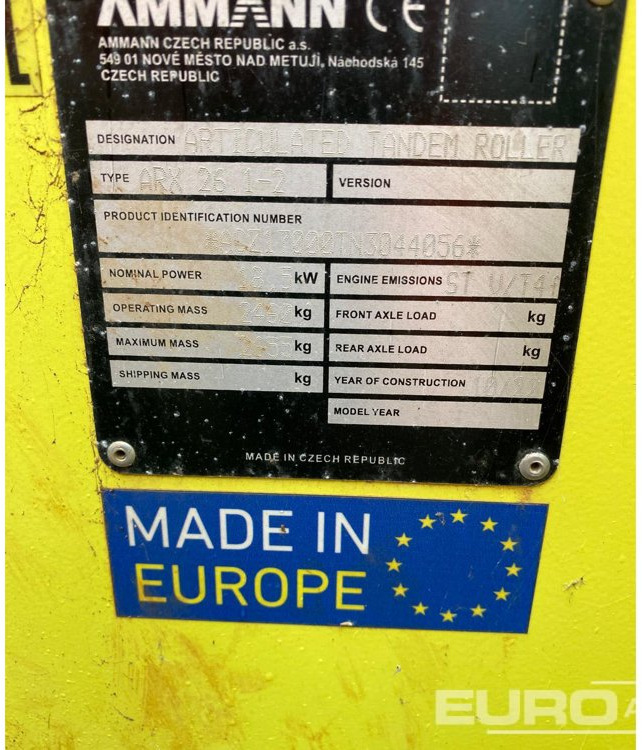 2022 Ammann ARX26 - Veltnis: foto 5 2022 Ammann ARX26 - Veltnis: foto 5