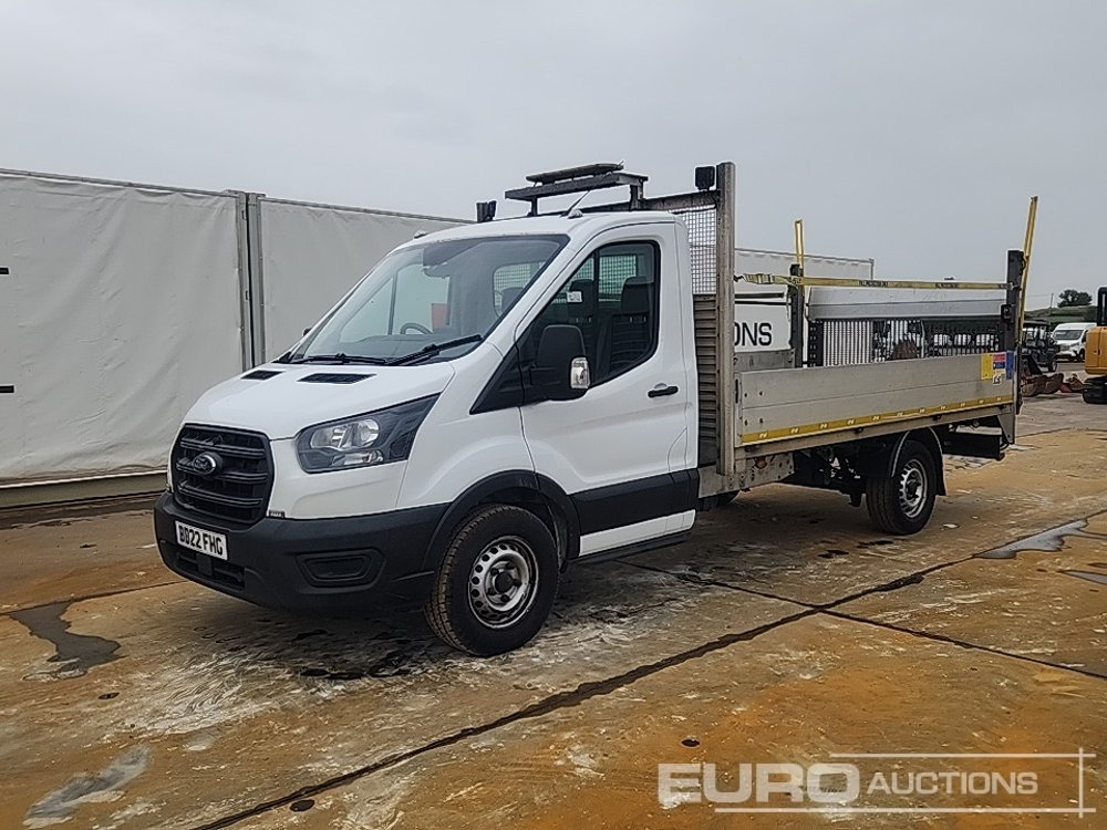 2022 Ford Transit 350 - Automašīna ar kravas platformu: foto 1 2022 Ford Transit 350 - Automašīna ar kravas platformu: foto 1