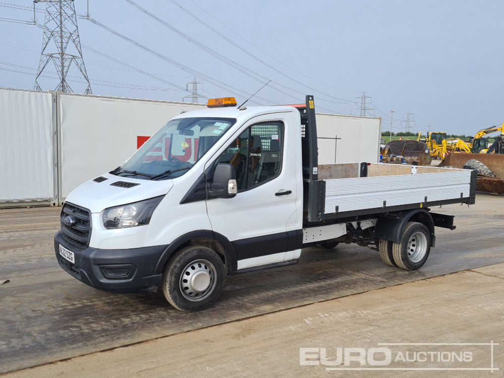 2022 Ford Transit 350 - Automašīna ar kravas platformu: foto 1 2022 Ford Transit 350 - Automašīna ar kravas platformu: foto 1
