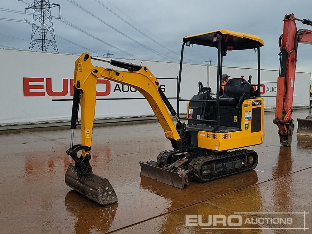 2022 JCB 16C-1 T3 - Mini-ekskavators: foto 1 2022 JCB 16C-1 T3 - Mini-ekskavators: foto 1