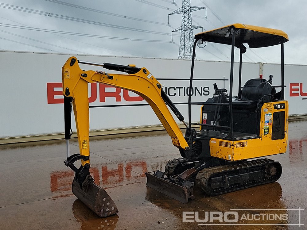 2022 JCB 16C-1 T3 - Mini-ekskavators: foto 1 2022 JCB 16C-1 T3 - Mini-ekskavators: foto 1