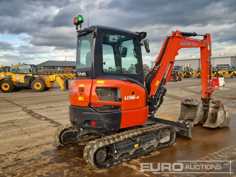 2022 Kubota U36-4 - Mini-ekskavators: foto 5 2022 Kubota U36-4 - Mini-ekskavators: foto 5
