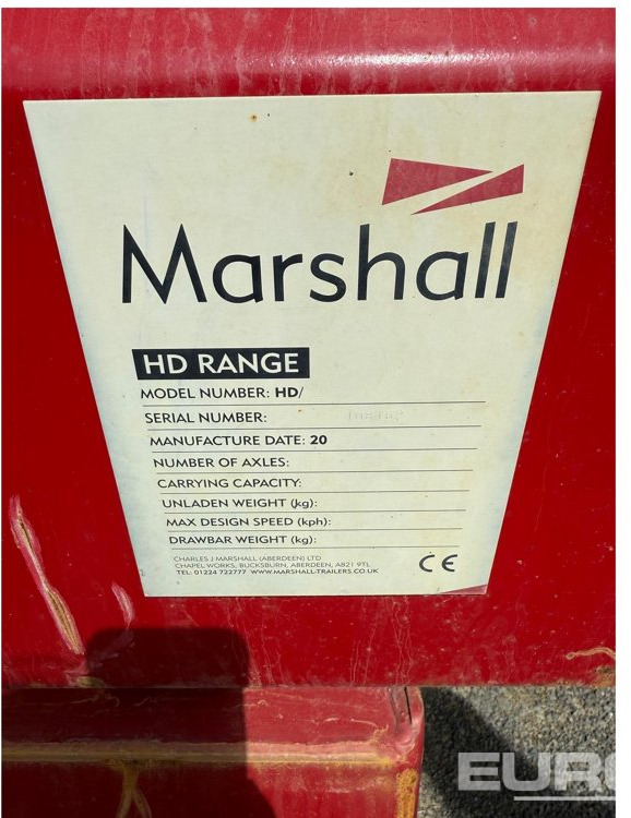 2022 Marshall HD14 - Lauksaimniecības piekabe: foto 5 2022 Marshall HD14 - Lauksaimniecības piekabe: foto 5