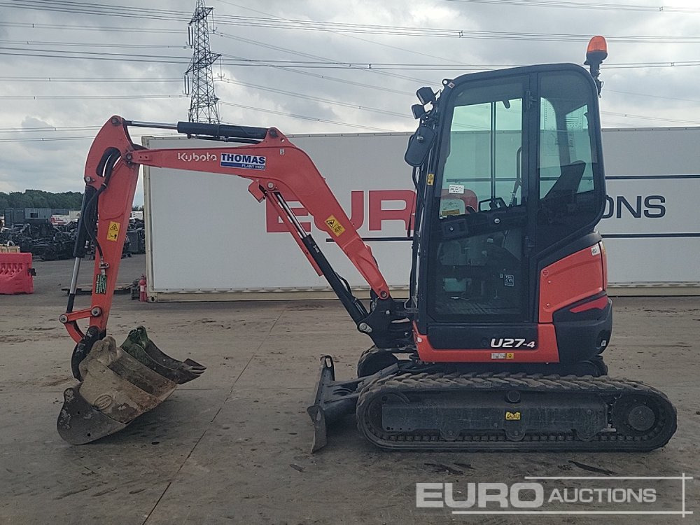 2023 Kubota U27-4 - Mini-ekskavators: foto 2 2023 Kubota U27-4 - Mini-ekskavators: foto 2