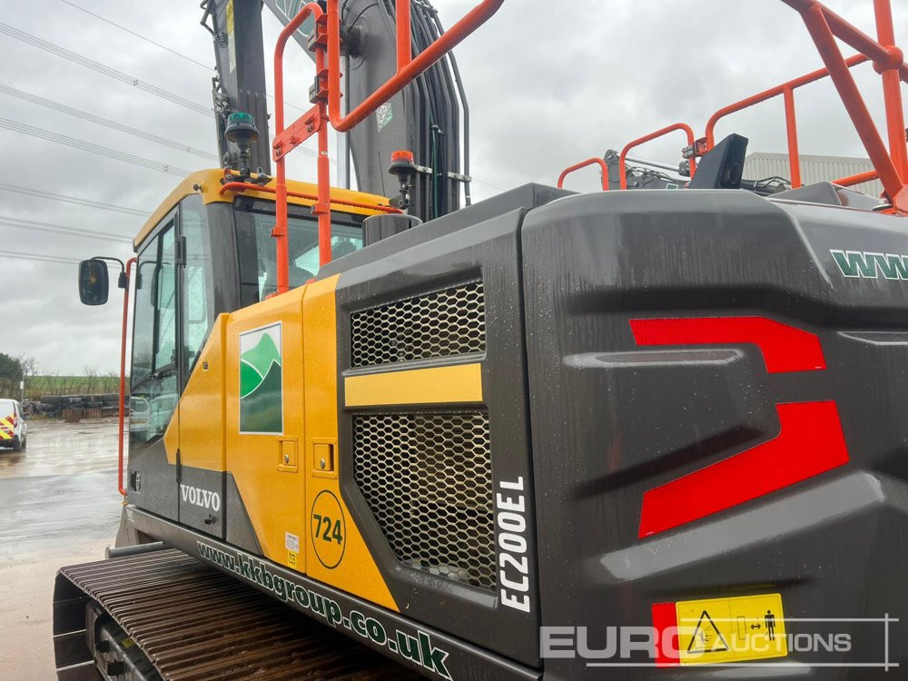 2023 Volvo EC200EL - Kāpurķēžu ekskavators: foto 2 2023 Volvo EC200EL - Kāpurķēžu ekskavators: foto 2