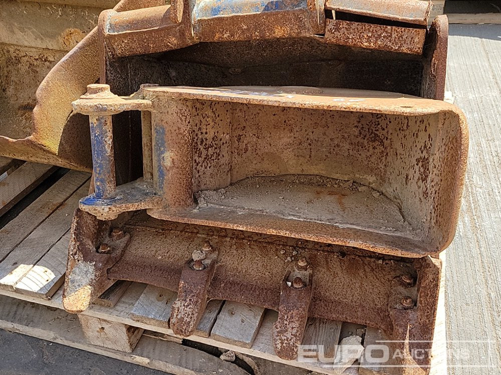 Kauss 24", 24", 12", 12", 10", 8" Digging Bucket 30-35mm Pin to suit Mini Excavator: foto 10
