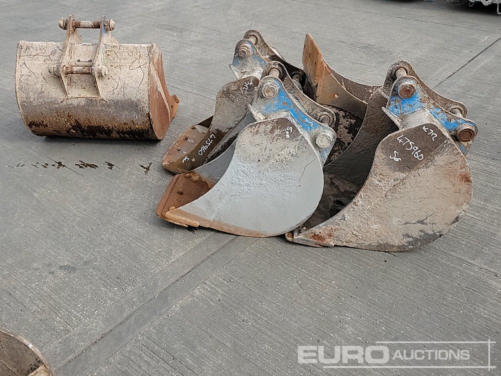 36", 24", 22", 18", 18" Digging Bucket 45mm Pin to suit 4-6 Ton Excavator - Kauss: foto 2 36", 24", 22", 18", 18" Digging Bucket 45mm Pin to suit 4-6 Ton Excavator - Kauss: foto 2