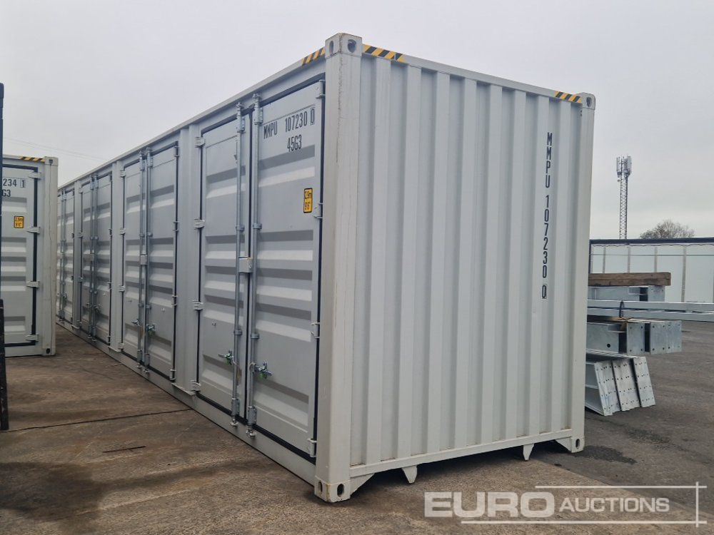 40' Container, 4 Side Double Doors (Cannot Be Reconsigned) - Jūras konteiners: foto 4 40' Container, 4 Side Double Doors (Cannot Be Reconsigned) - Jūras konteiners: foto 4