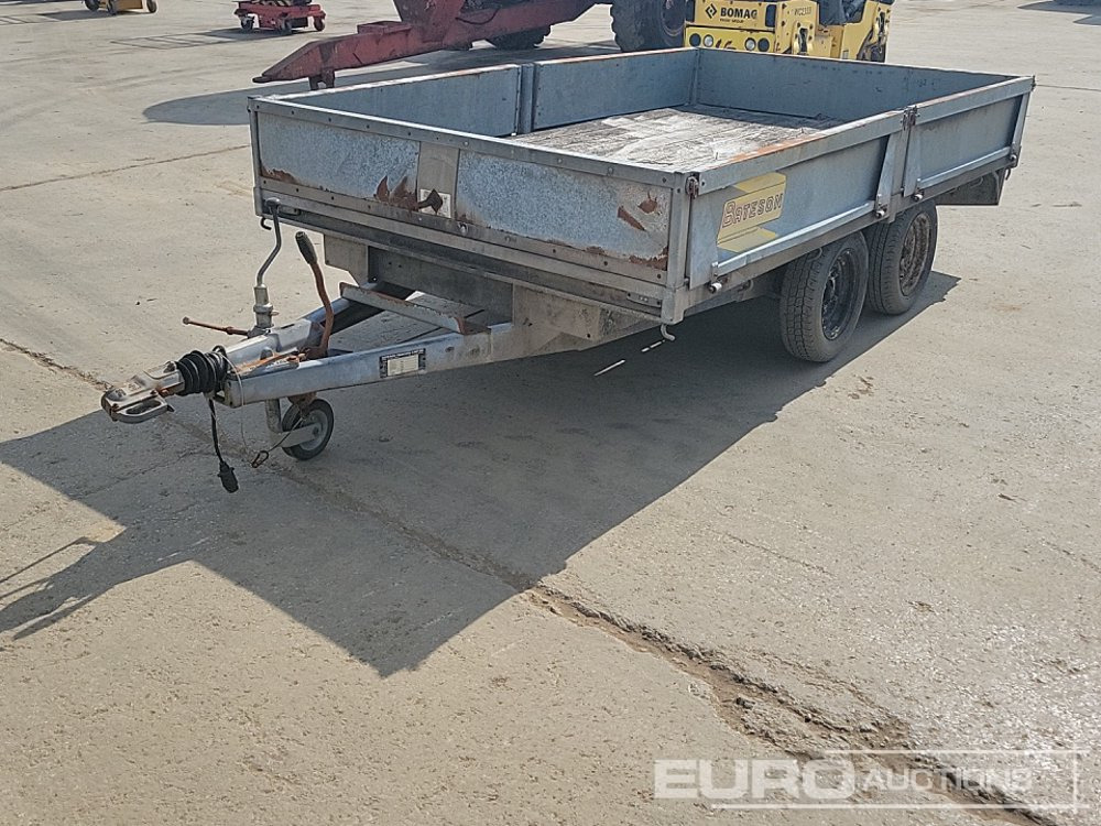Bateson Trailers 2 Ton Twin Axle Dropside Plant Trailer - Celtniecības tehnikas piekabe: foto 1 Bateson Trailers 2 Ton Twin Axle Dropside Plant Trailer - Celtniecības tehnikas piekabe: foto 1