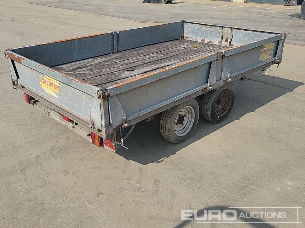 Bateson Trailers 2 Ton Twin Axle Dropside Plant Trailer - Celtniecības tehnikas piekabe: foto 5 Bateson Trailers 2 Ton Twin Axle Dropside Plant Trailer - Celtniecības tehnikas piekabe: foto 5