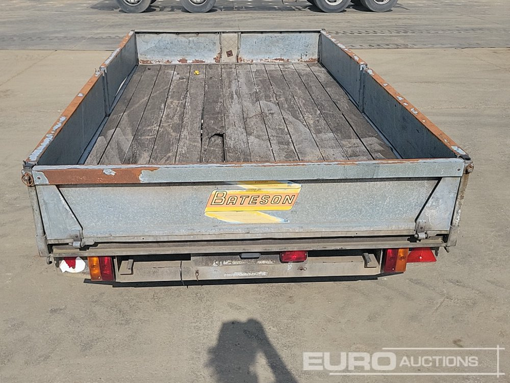 Bateson Trailers 2 Ton Twin Axle Dropside Plant Trailer - Celtniecības tehnikas piekabe: foto 4 Bateson Trailers 2 Ton Twin Axle Dropside Plant Trailer - Celtniecības tehnikas piekabe: foto 4