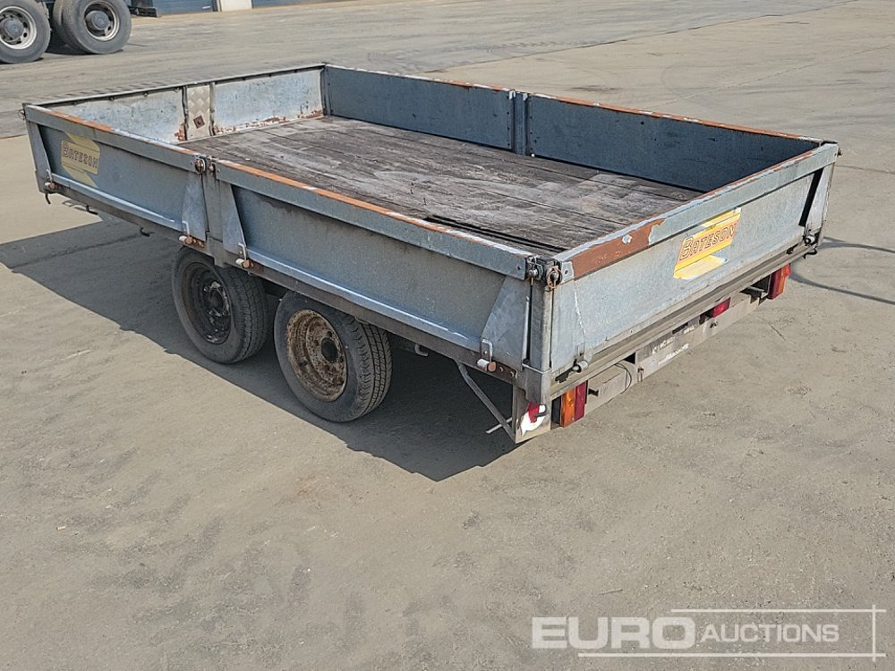 Bateson Trailers 2 Ton Twin Axle Dropside Plant Trailer - Celtniecības tehnikas piekabe: foto 3 Bateson Trailers 2 Ton Twin Axle Dropside Plant Trailer - Celtniecības tehnikas piekabe: foto 3