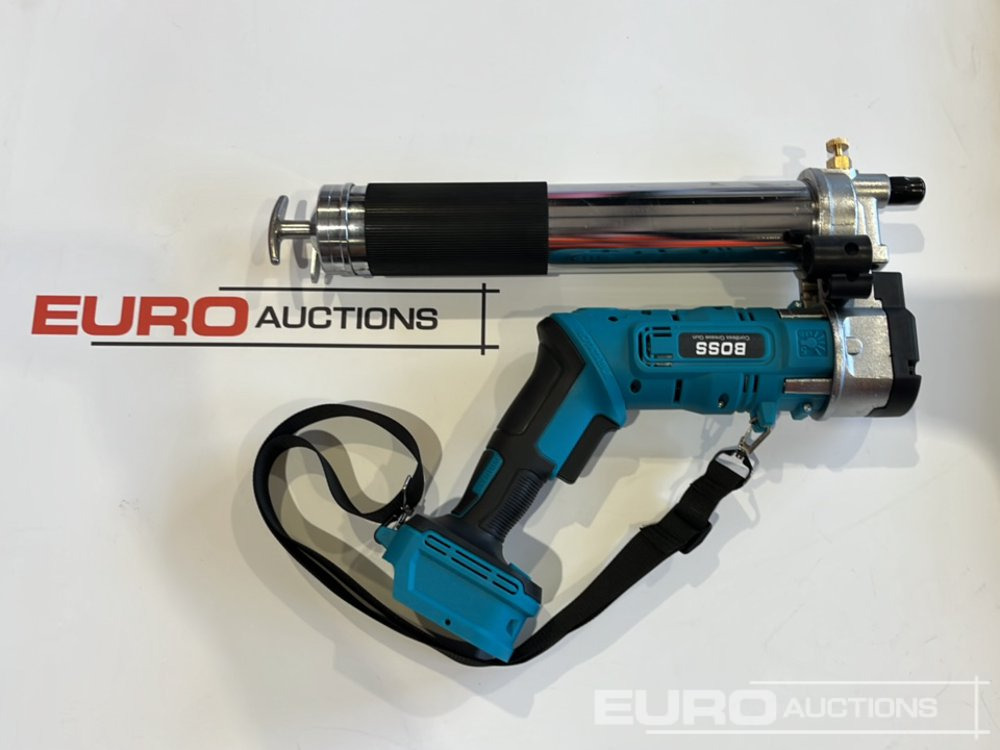 Celtniecības maisītājs Boss 21 Volt Lithium Battery Cordless Grease Gun, 2 Batteries, Charger, Case, Shoulder Strap, Extension Pieces and Fittings: foto 11