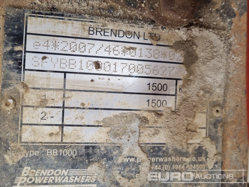 Augstspiediena mazgātājs Brendon Powerwashers BB1000: foto 34