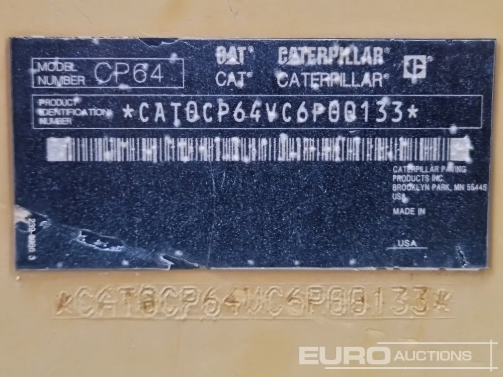 CAT CP64 - Veltnis: foto 1 CAT CP64 - Veltnis: foto 1
