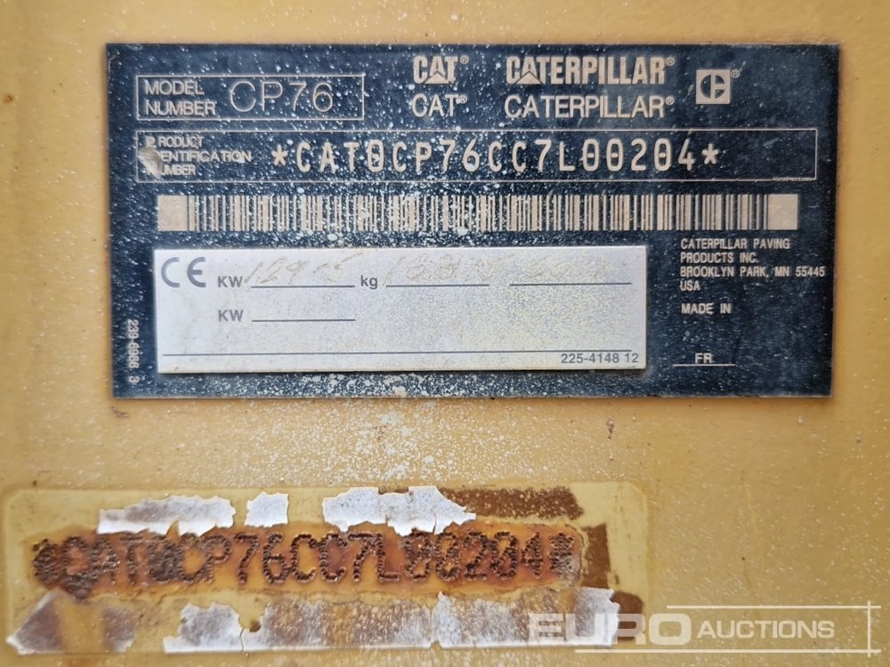 CAT CP76 - Veltnis: foto 4 CAT CP76 - Veltnis: foto 4