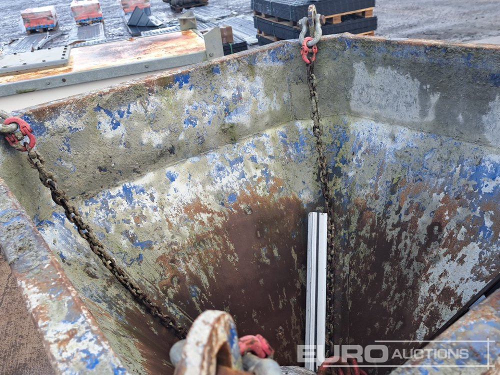 Izgāžams konteiners Concrete Skip to suit Crane: foto 9